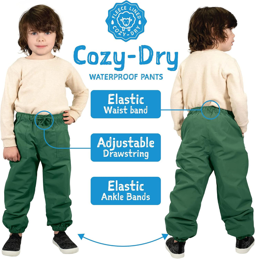 Cozy-Dry Rain & Snow Pants for Toddlers