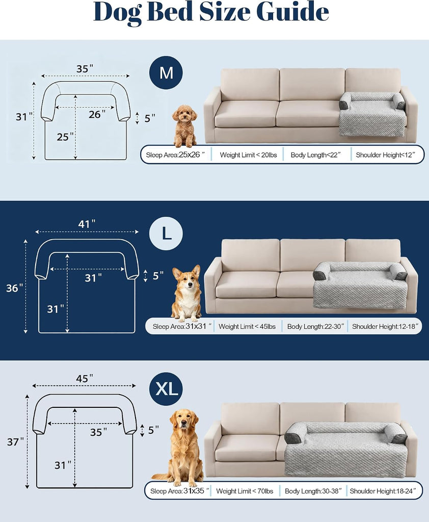 Cooling Dog Bed/Mat for Couch, Medium Size Cooling Mat for Dog