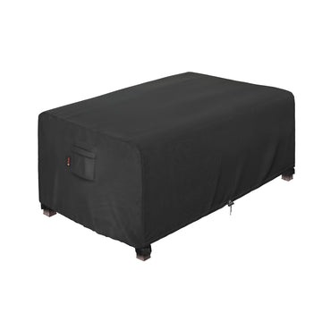 Outdoor Fire Pit Cover 42 x 24 inch, For Furniture Coffee Table