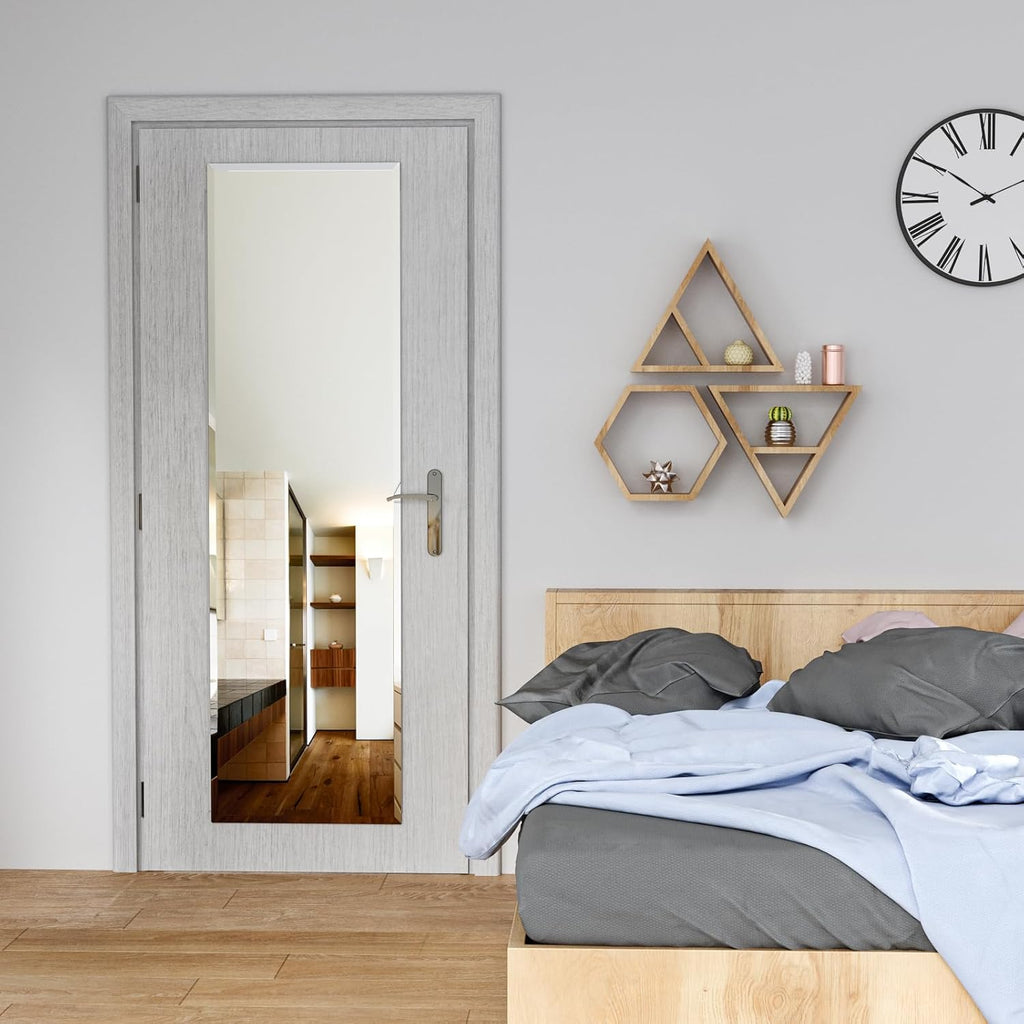 51"x16" Frameless Full Length Wall Mirrors,Rectangular Mirror Full Length Wall Mounted,Tall Full Body Mirrors with