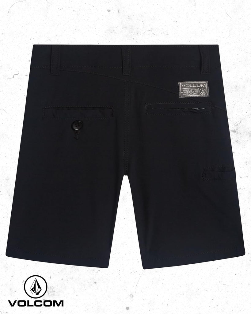Boys Hybrid Chino Shorts, Quick Dry Uniform Short with Pockets