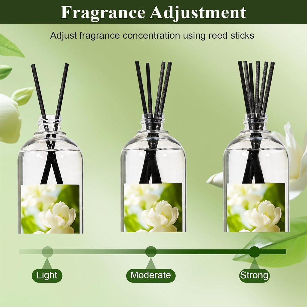 Reed Diffuser Refill, Jasmine Scent Diffuser 500ml Long-Lasting Summer - Set of 169