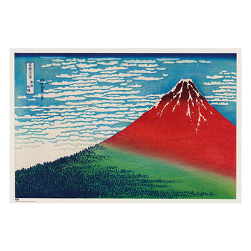 Katsushika Hokusai ́s Fine Wind, Clear Morning Poster - 36 x 24 inches / 91.5 x 61 cm - Shipped Rolled Up - Cool