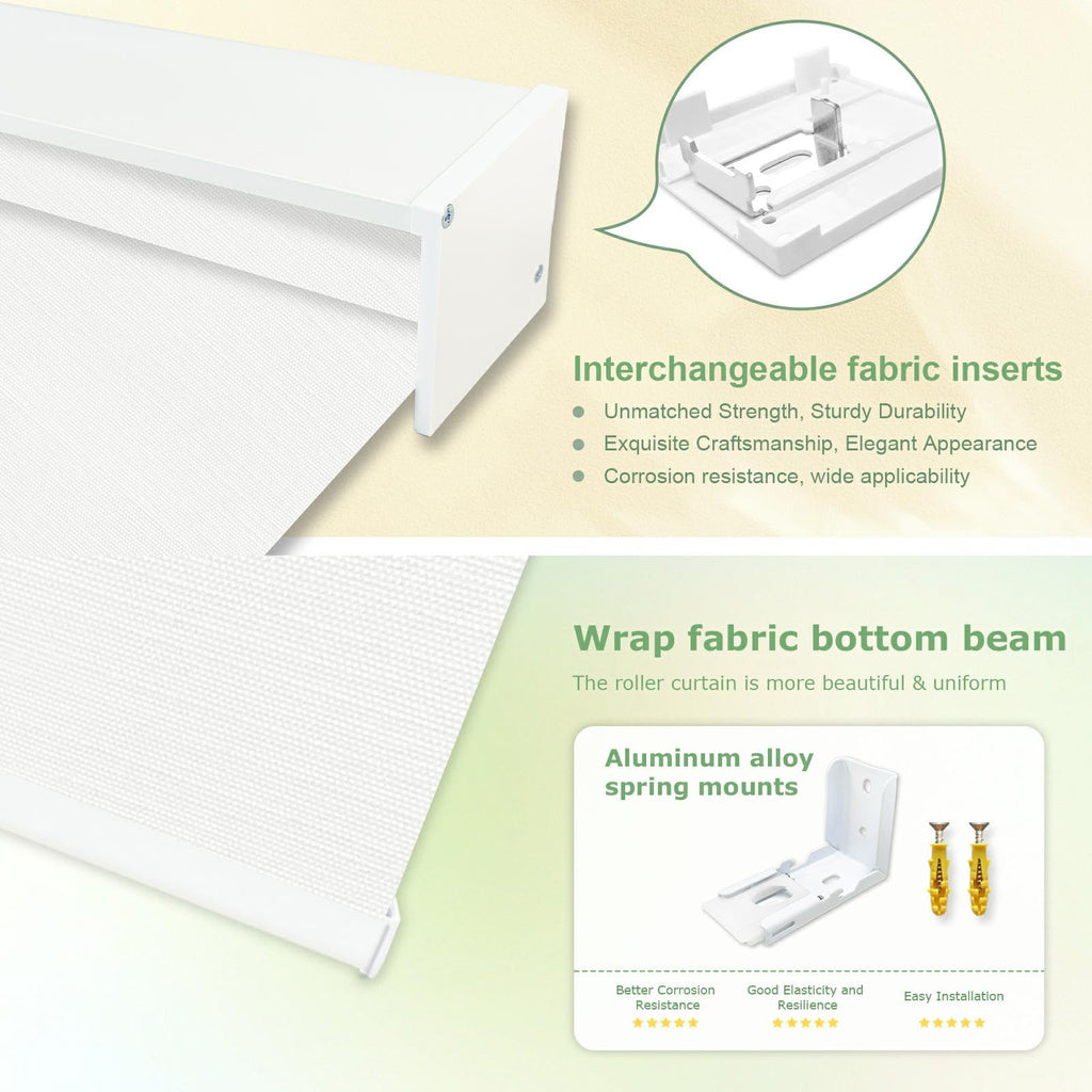 Motorized Blinds with Remote, Automatic Smart Blinds with Valance, 100% Blackout Motorized Shades for Indoor Windows