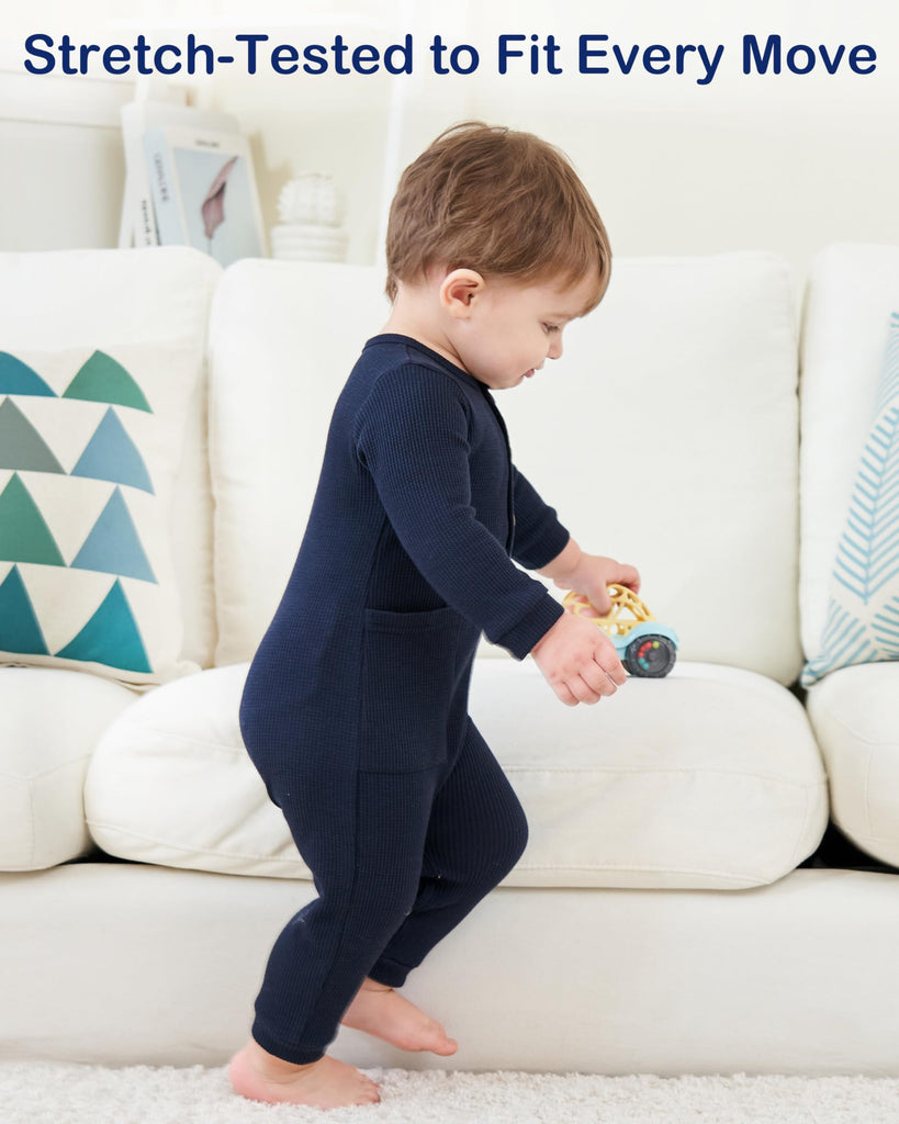 Baby Boy Newborn Rompers Long Sleeve Jumpsuit Infant Knit Outfits Clothes