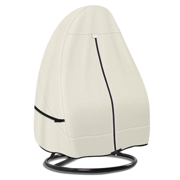 Waterproof Patio Hanging Egg Chair Cover, Beige