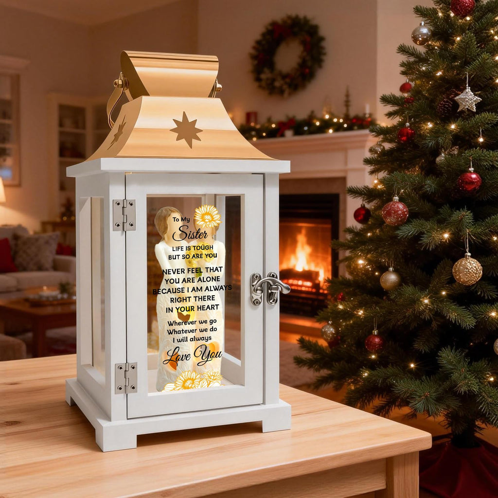 Sister Gifts Lantern - Unique Sister Gift Ideas for Mothers Day, Christmas, Thanksgiving