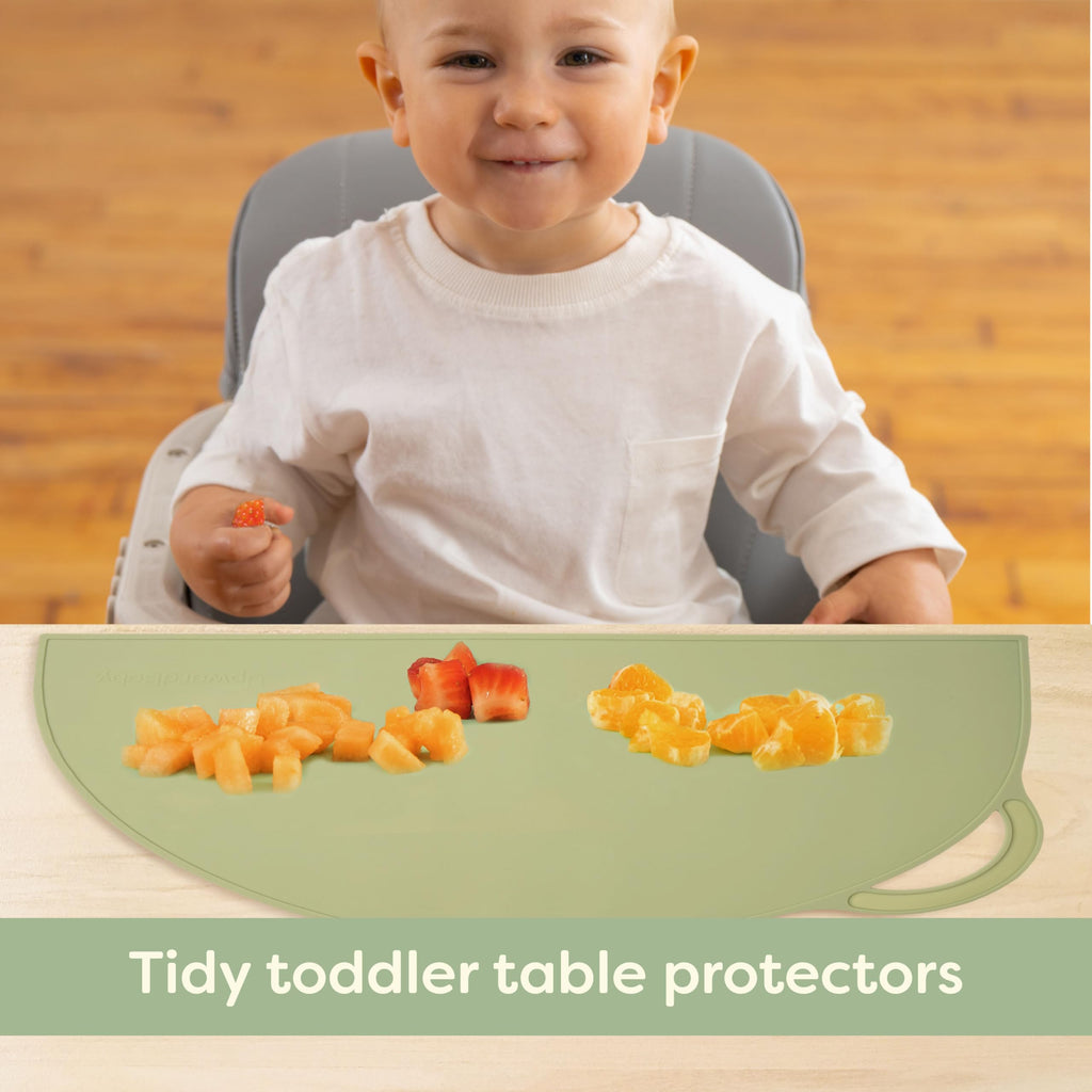 Silicone Suction Placemats, 3-Pack, Non-Slip Baby Feeding Mats