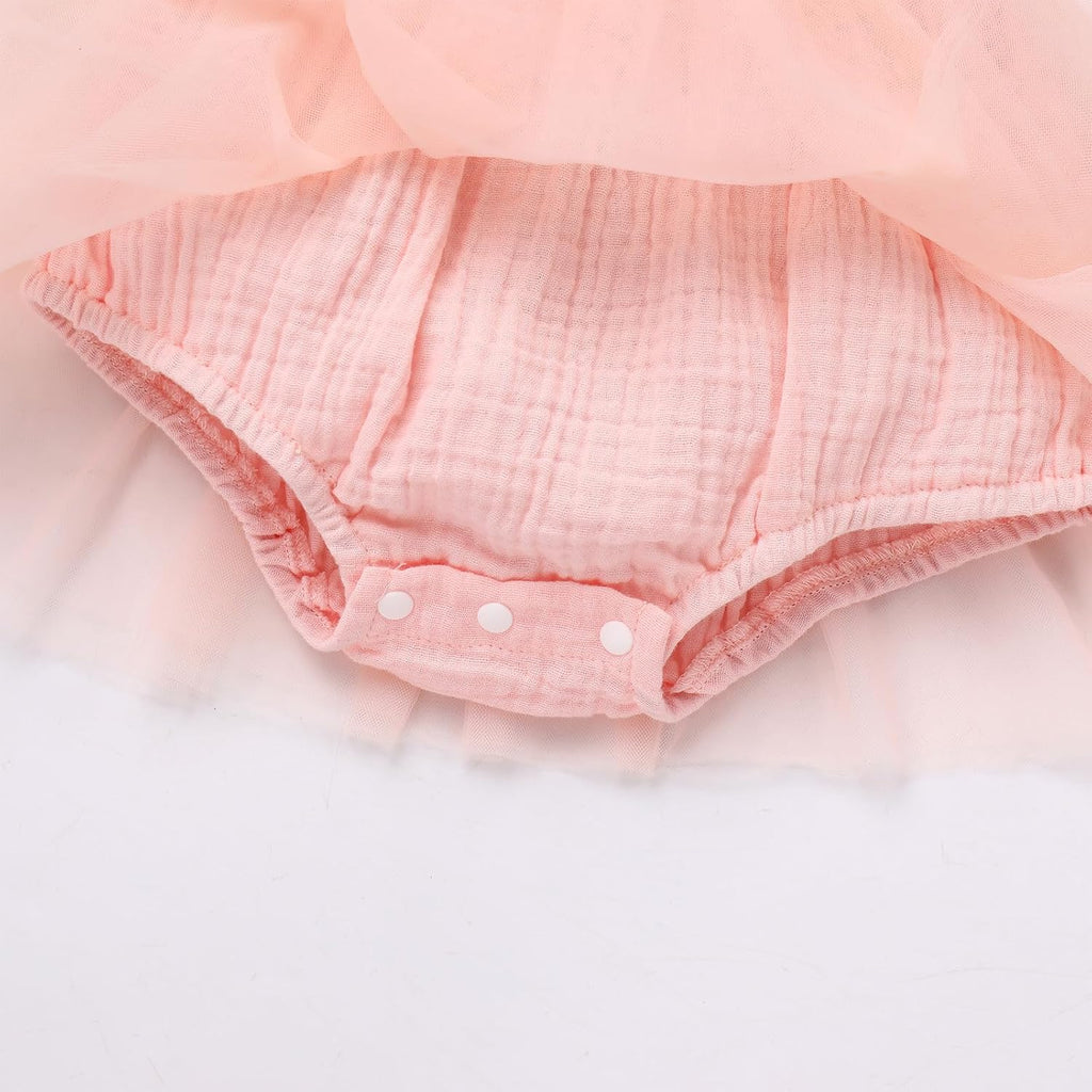 Baby 1st Birthday Girl Outfit Cotton ONE Printed Sleeveless Tutu Jumpsuit Romper Dress Headband 2pcs Summer Clothes