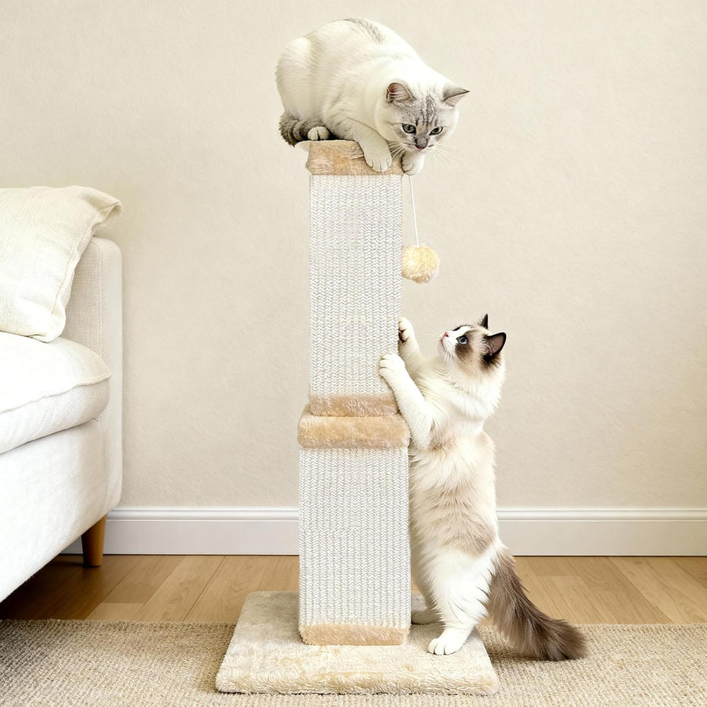 Cat Scratching Post for Large Cats, Cat Scratcher for Indoor Cats Adults