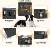 30 INCH Small Dog Crate Furniture Lockable Dog Kennel Indoor Dog Cage Heavy Duty Decorative Plastic Pet Cage End Table