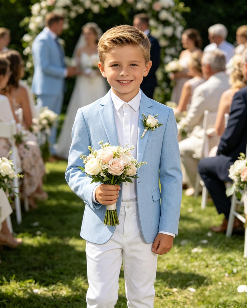Boys Jacket Suit Blazer Slim Fit Tuxedos Sport Coat for Kids Boy Blazers