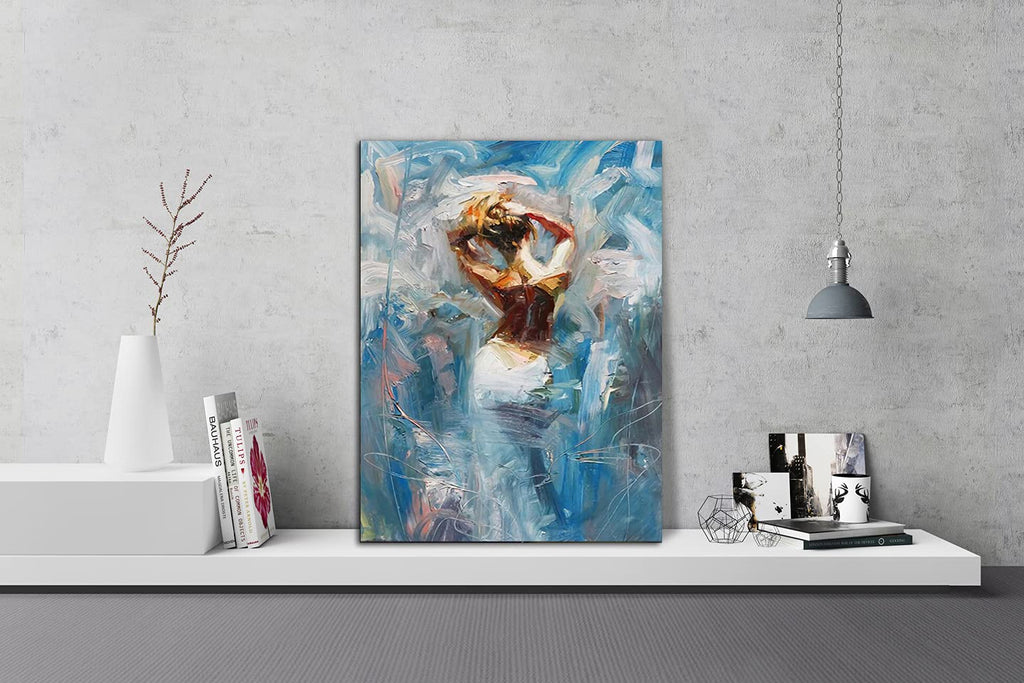 Modern Wall Decor Sexy Woman Body Canvas Prints Poster Abstract Ballet Woman Artwork Bedroom Bathroom Hotel Wall