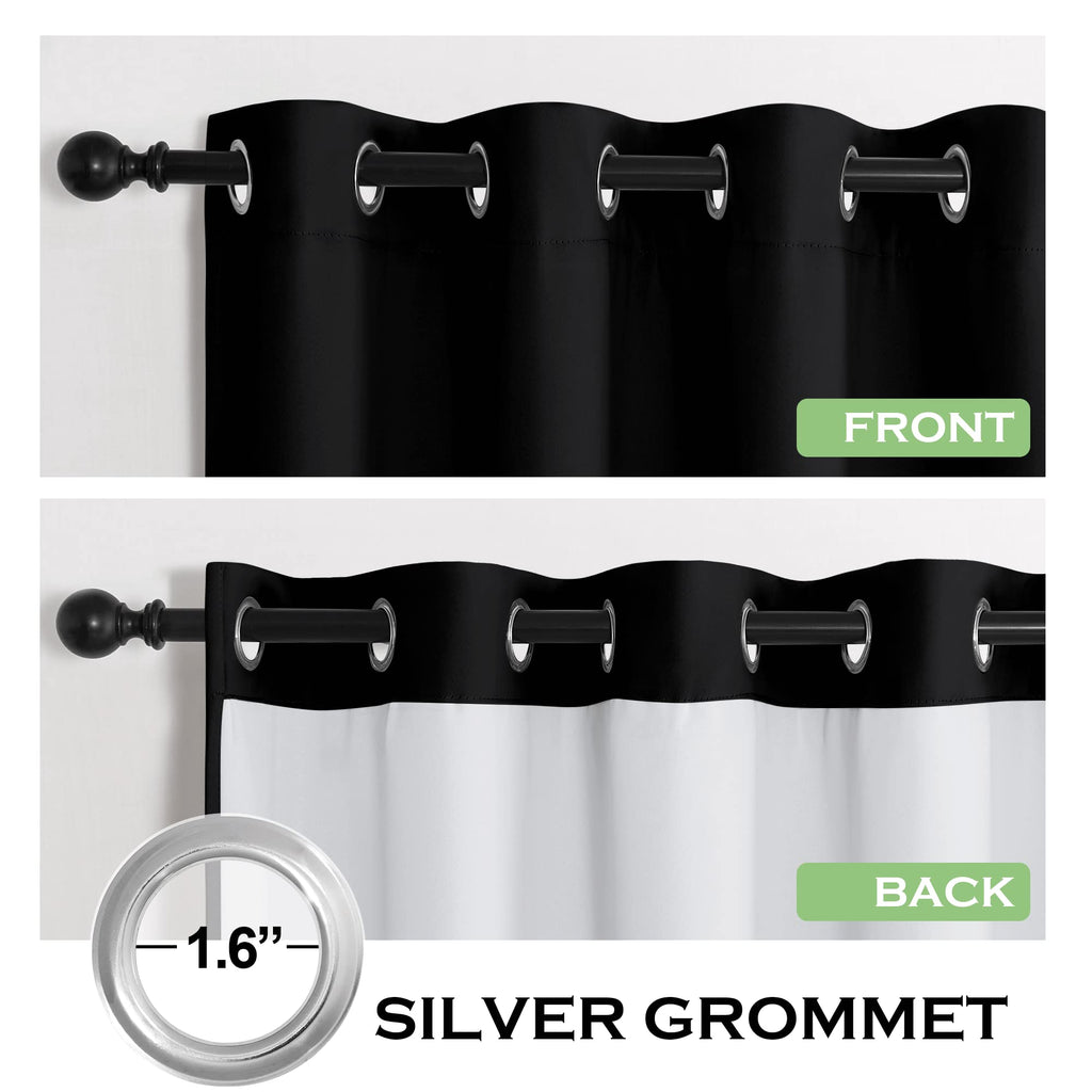 Soundproof Curtains Thermal Insulated 100% Blackout 4 Layers