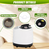 Wadoy Sauna Steamer Machine, 3L 1200W Portable Home Sauna Steamer with Remote Control