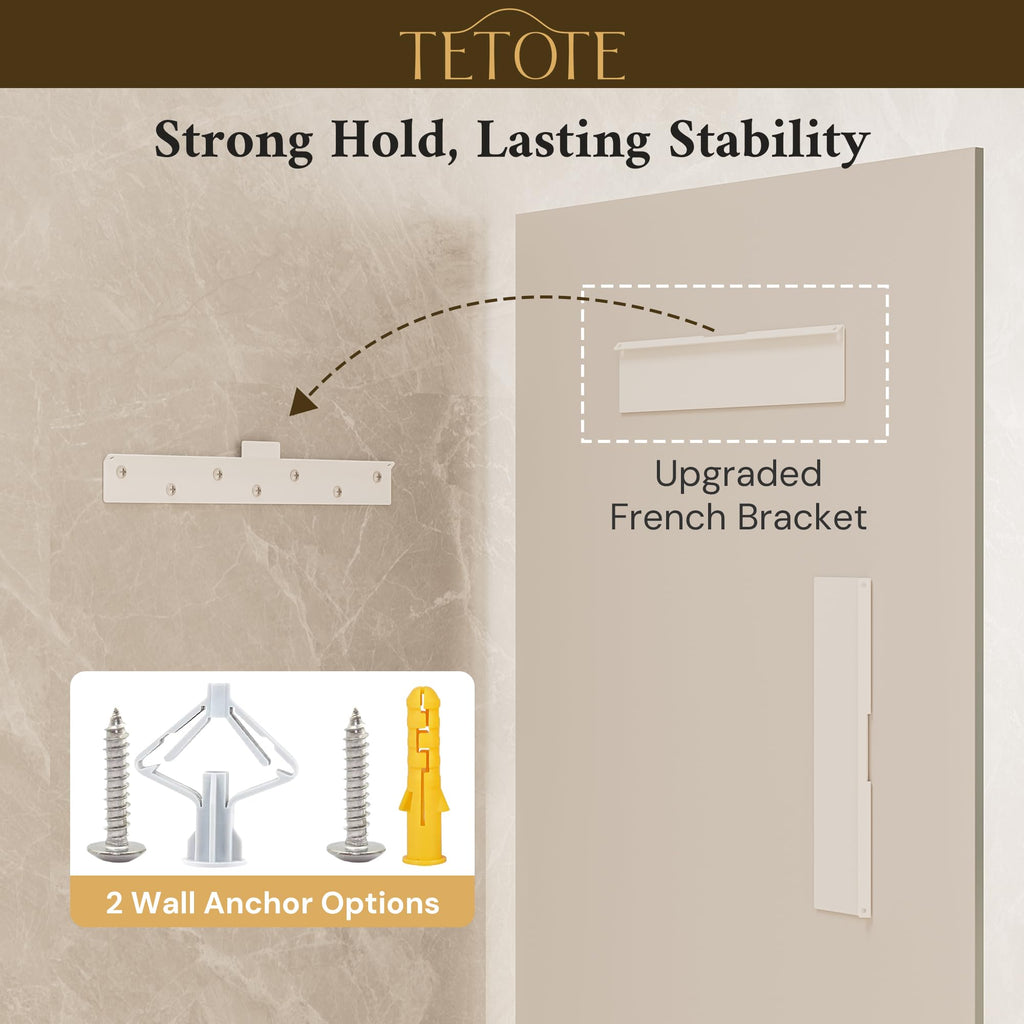 72" x 36" Rectangle Tempered Mirror with Frameless Beveled Edge for Vanity and Bathroom