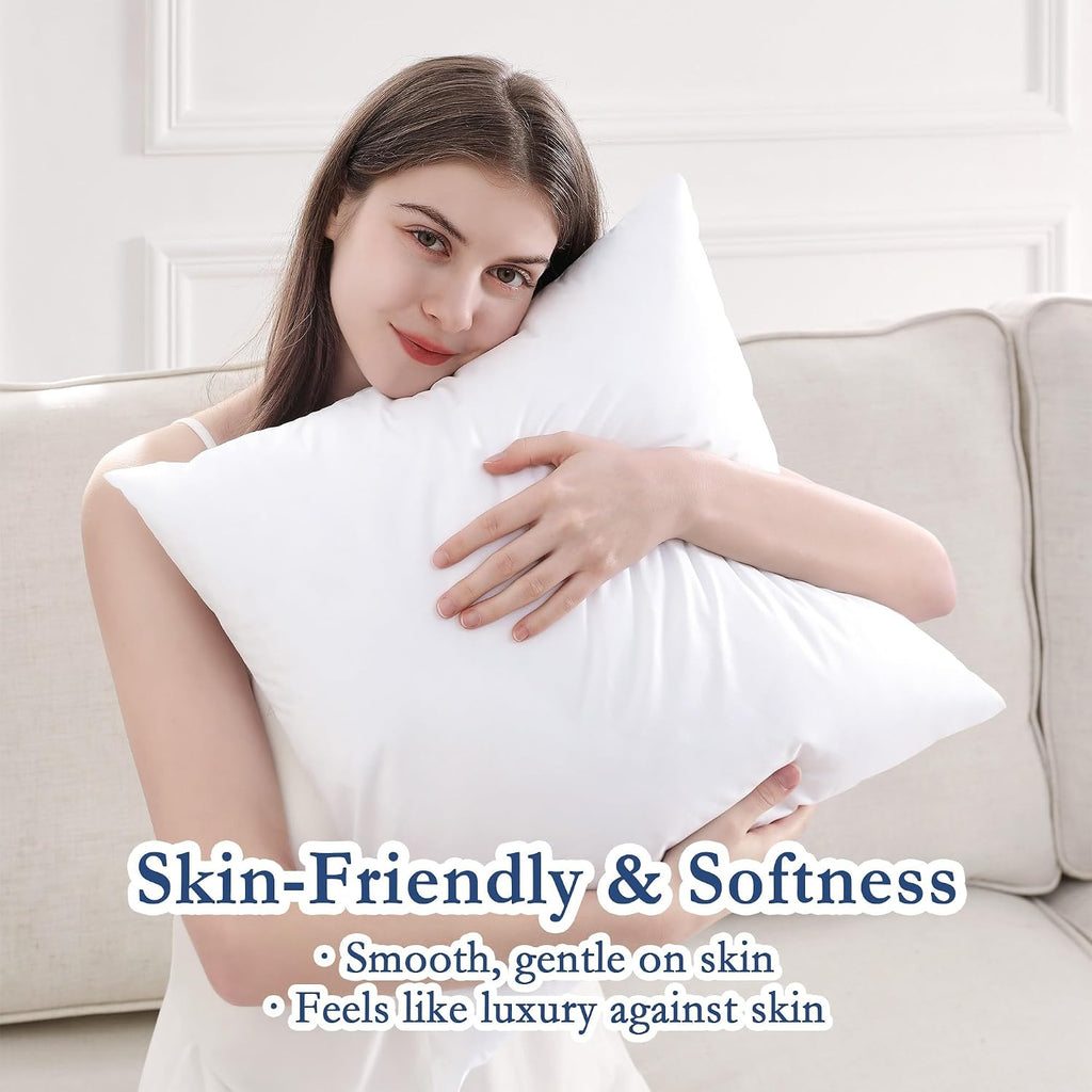 20x20 Outdoor Pillow Inserts, Down Alternative Filling - Set of 2