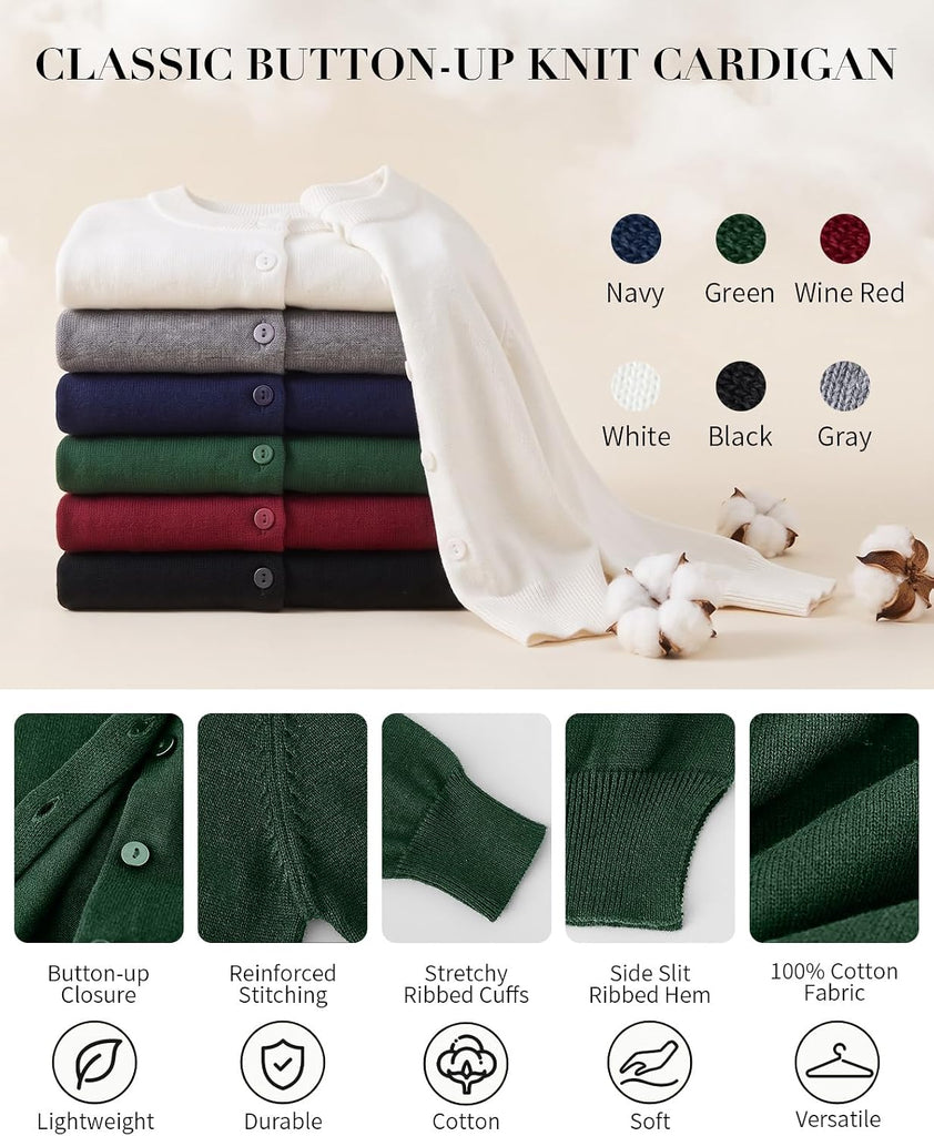 Kids Cotton School Uniforms Sweater