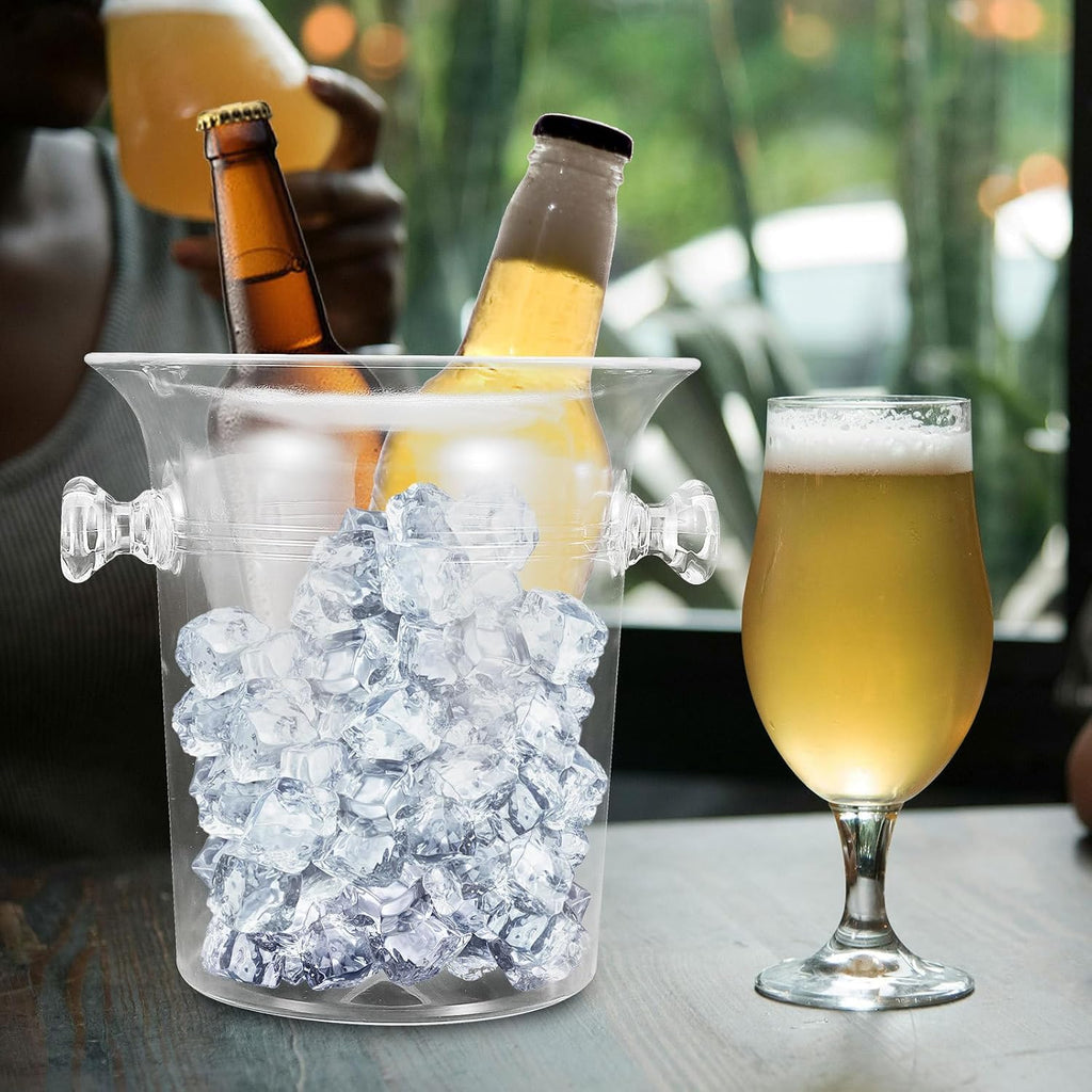 Acrylic Ice Bucket with Handle for Bar and Pub Service