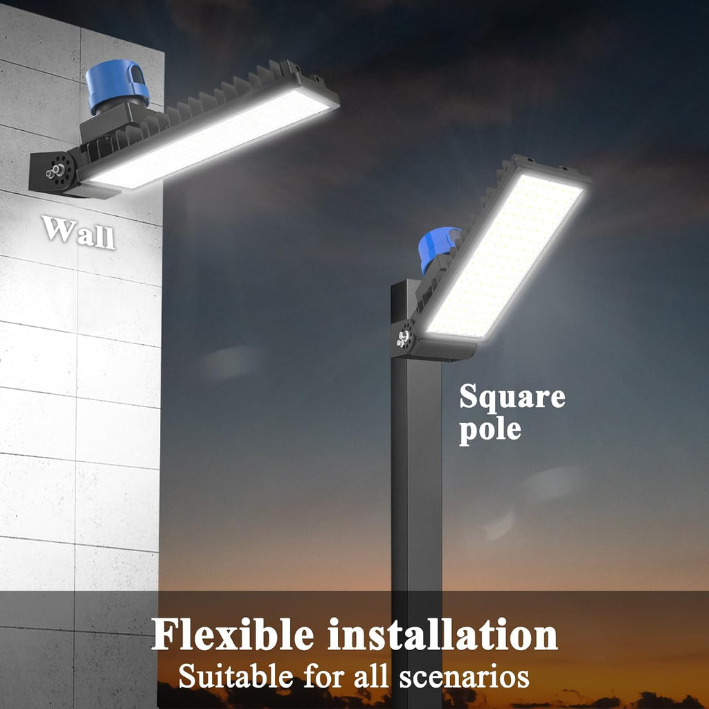 100W Dusk to Dawn Outdoor Light, Security Flood Lights | 14000LM, 6500K Daylight, IP67 Waterproof, Rugged Build &