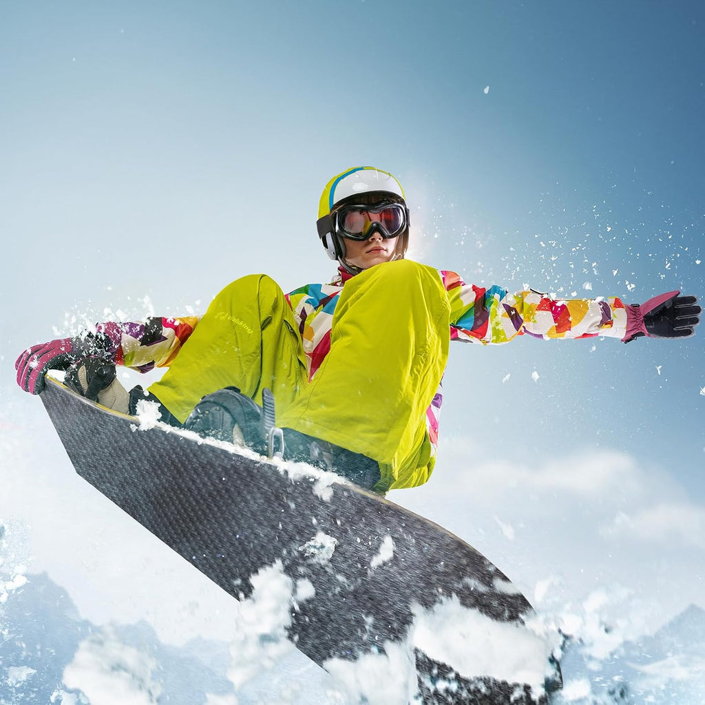 Kids Waterproof Winter Ski Gloves 3M Thinsulate Warm Boys Girls Youth
