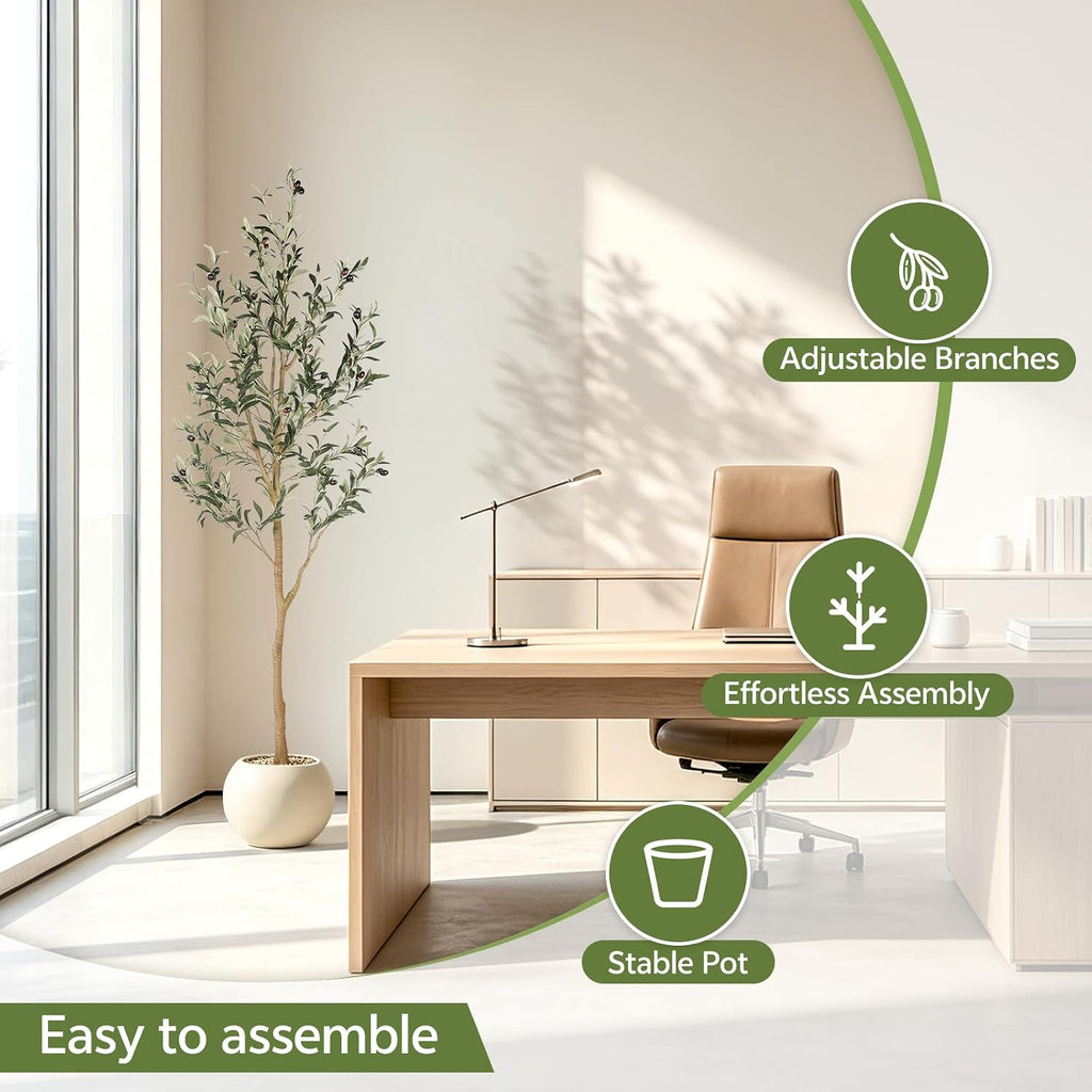 6ft Olive Trees Artificial Indoor with Realistic Appearance