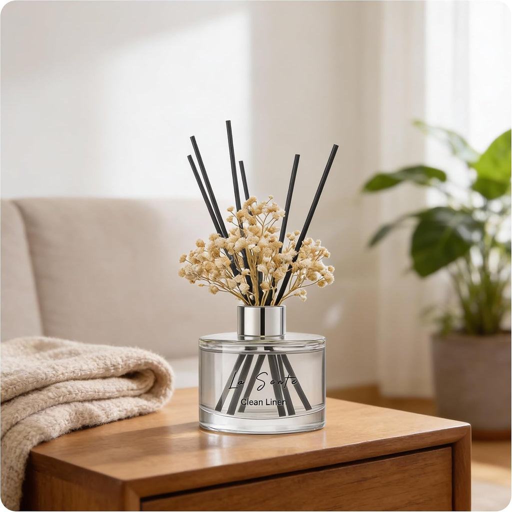 Reed Diffuser Set, Clean Linen, 6.7fl oz / 200 ml