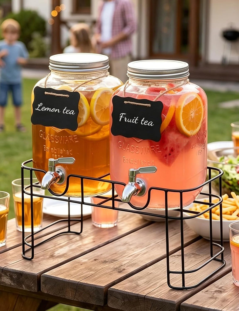 Gallon for Parties, 2 Pack with Stand - Set of 2