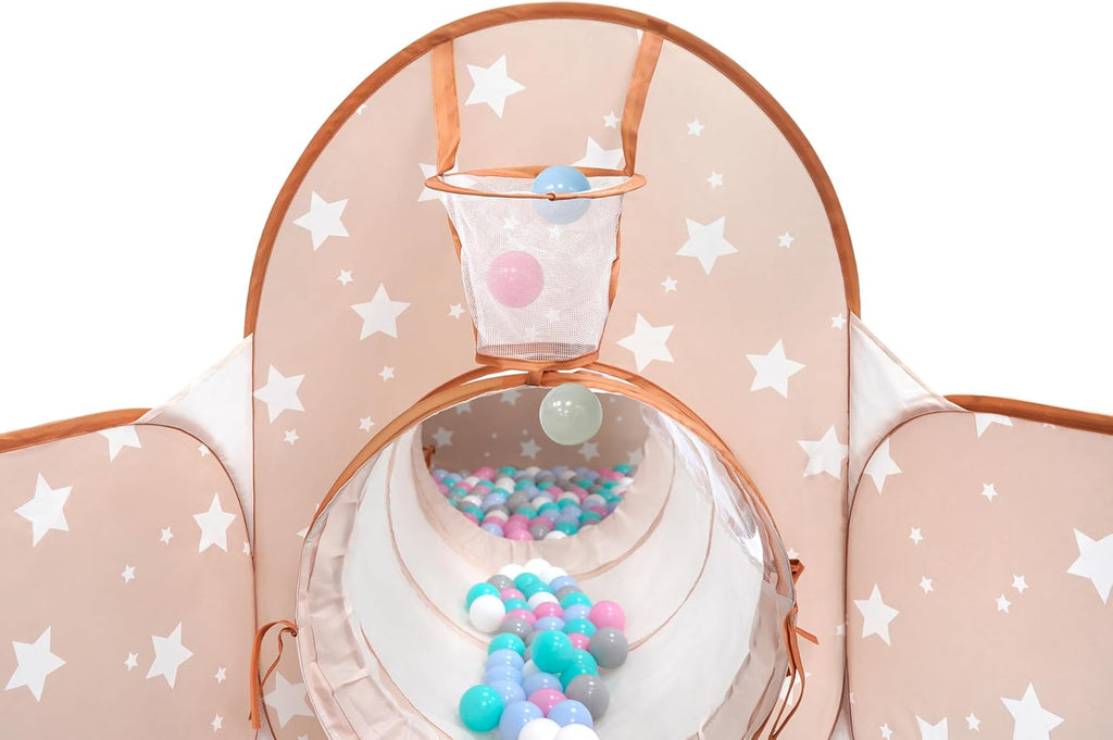 3 in 1 Pop Up Kids Play Tent with Ball Pit Indoor/Outdoor Playhouse