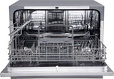 DWP63 21-5/8 Inch Wide 6 Place Setting Countertop Dishwasher - Black