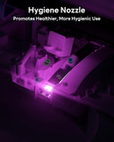 Smart One-Piece Toilet with Built-In Bidet, ADA Comfort Height, Temperature Control, Foot Sensor Operation, Warm Water, Heated Seat, Air Dryer, Digital Display