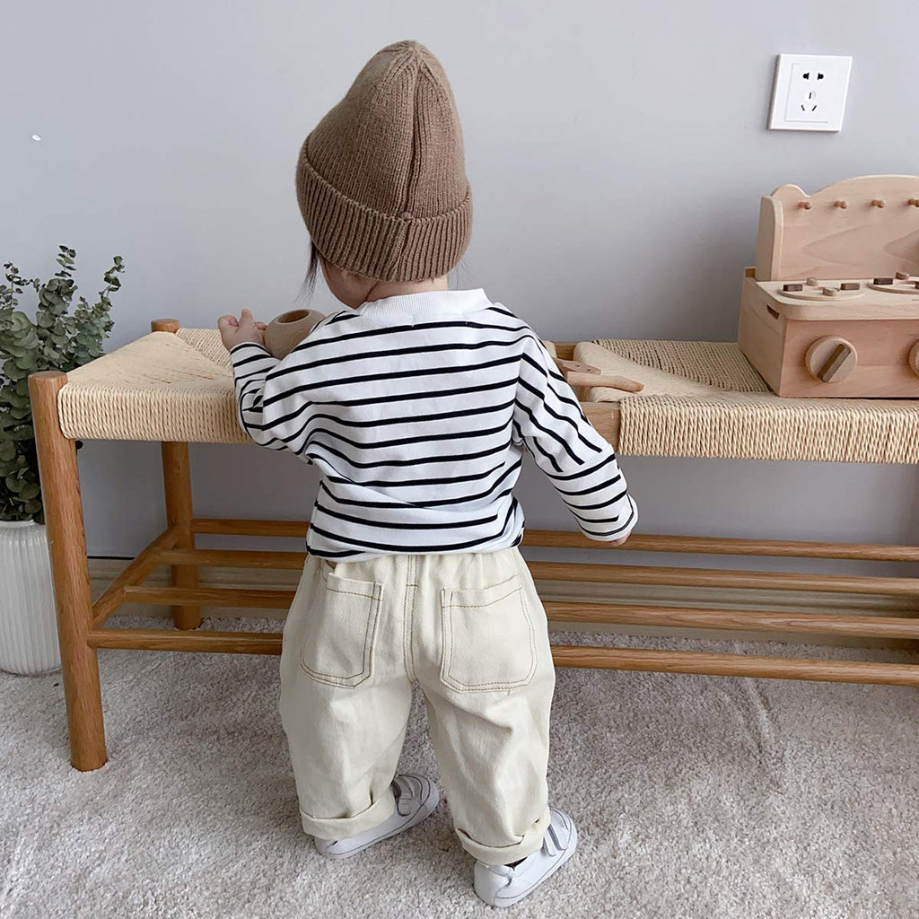 Baby Soft Jeans Unisex Boy Girl Long Trousers