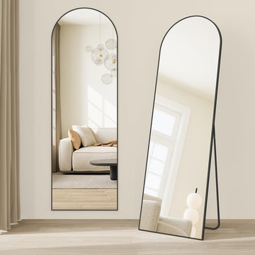 Full-Length Floor Mirror, 3-in-1, 63 x 19.7 x 0.5 Inches