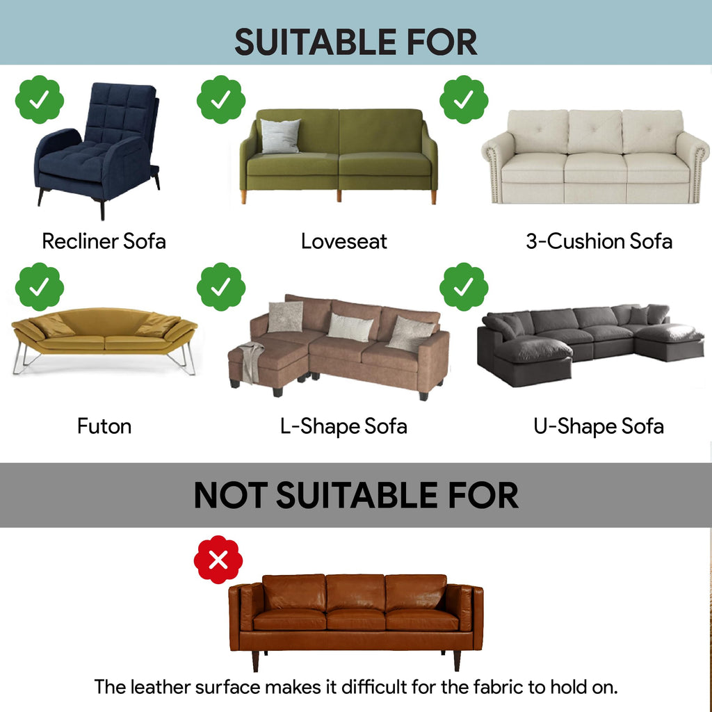 Large Gauze Sofa Cover%100 Pure Cotton, Couch Covers for 3 Seater, 4 Seater Sofa, Sectional, 4 Layered Natural Muslin