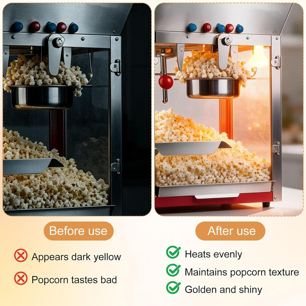 4pcs R20 60W E26 Brass Popcorn Machine Light Bulb 2700K Dimmable