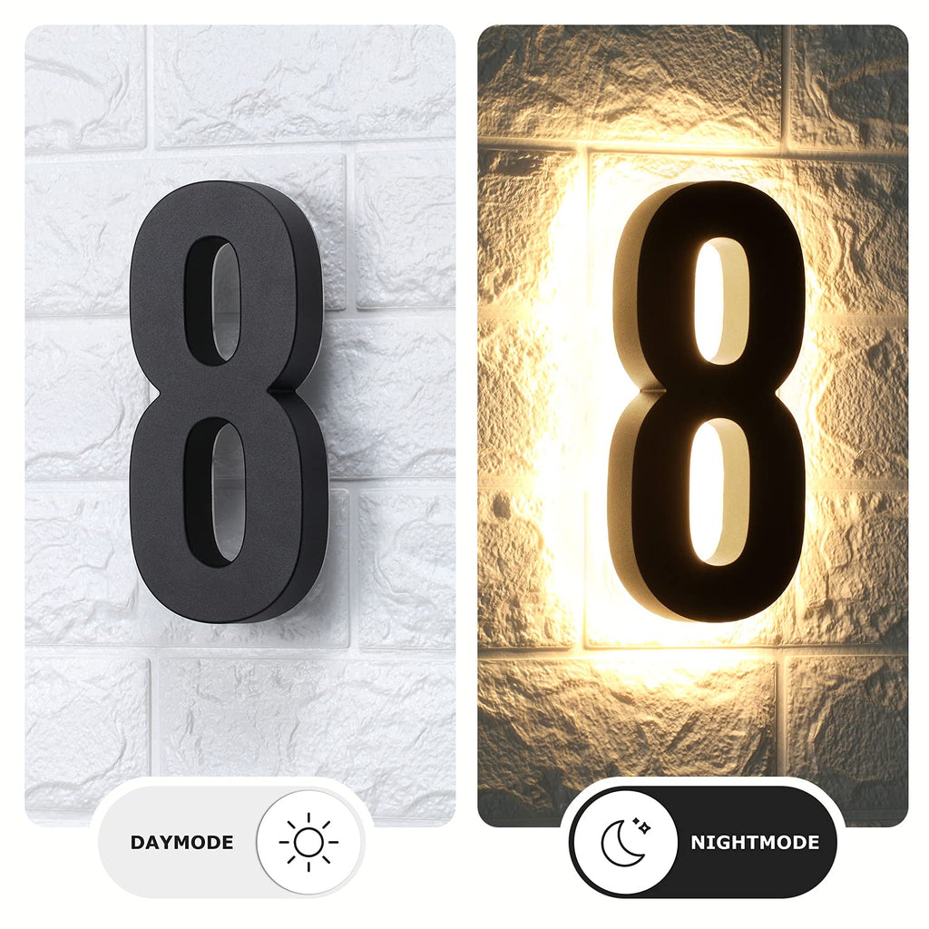 12V DC Low Voltage Led House Address Numbers