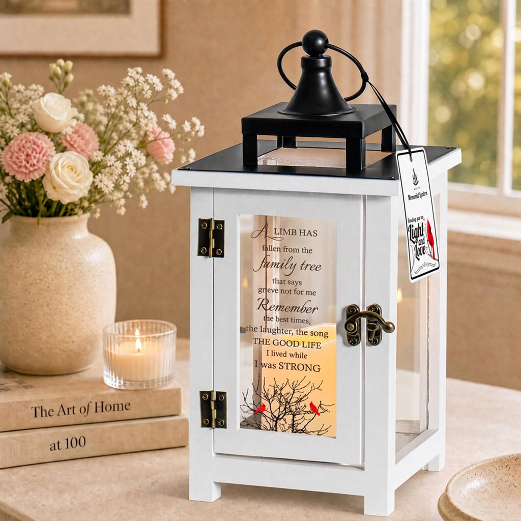 Memorial Lantern for Loss of Loved One, Sympathy Gifts