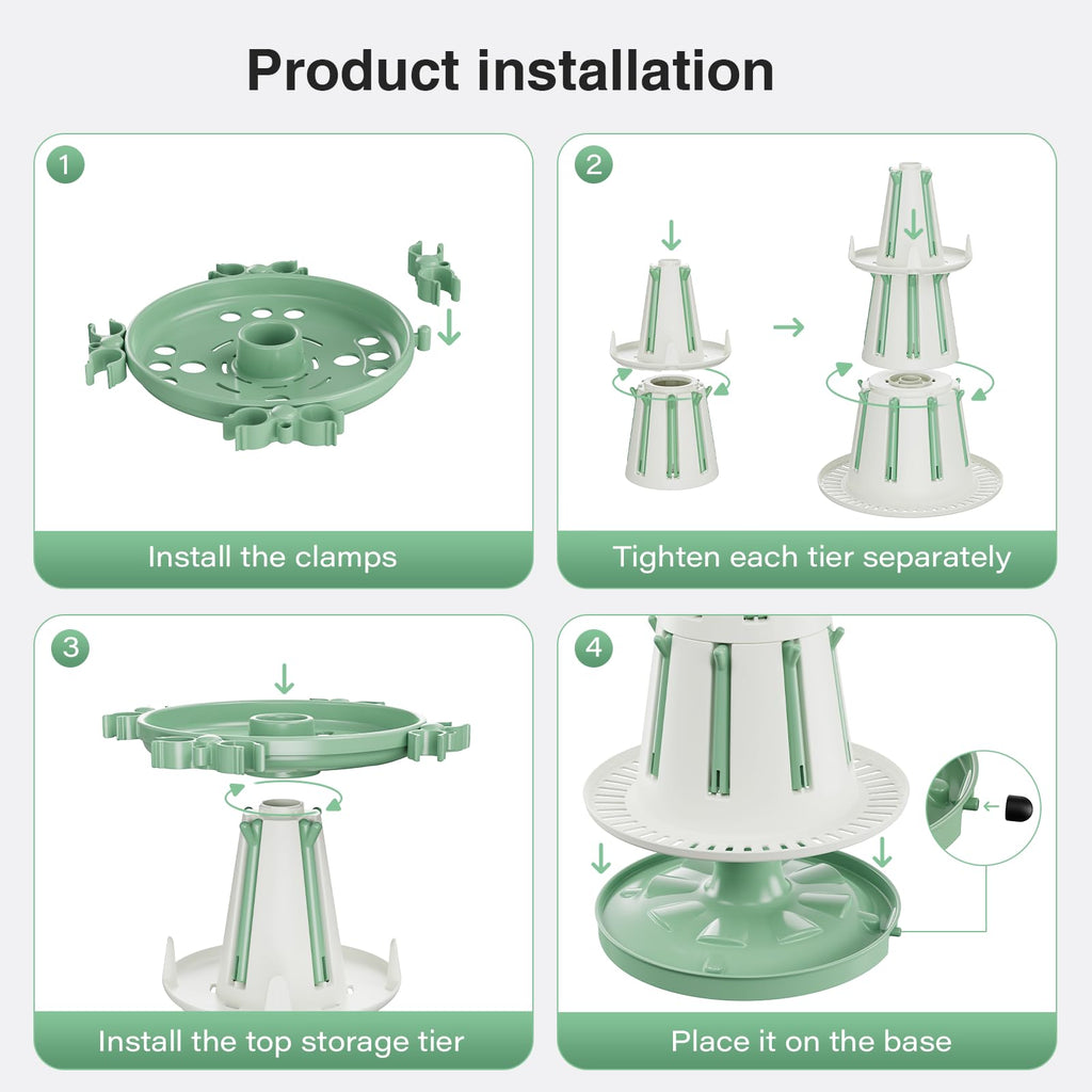 Baby Bottle Drying Rack with 20 Racks, Large Capacity, Fast Drying