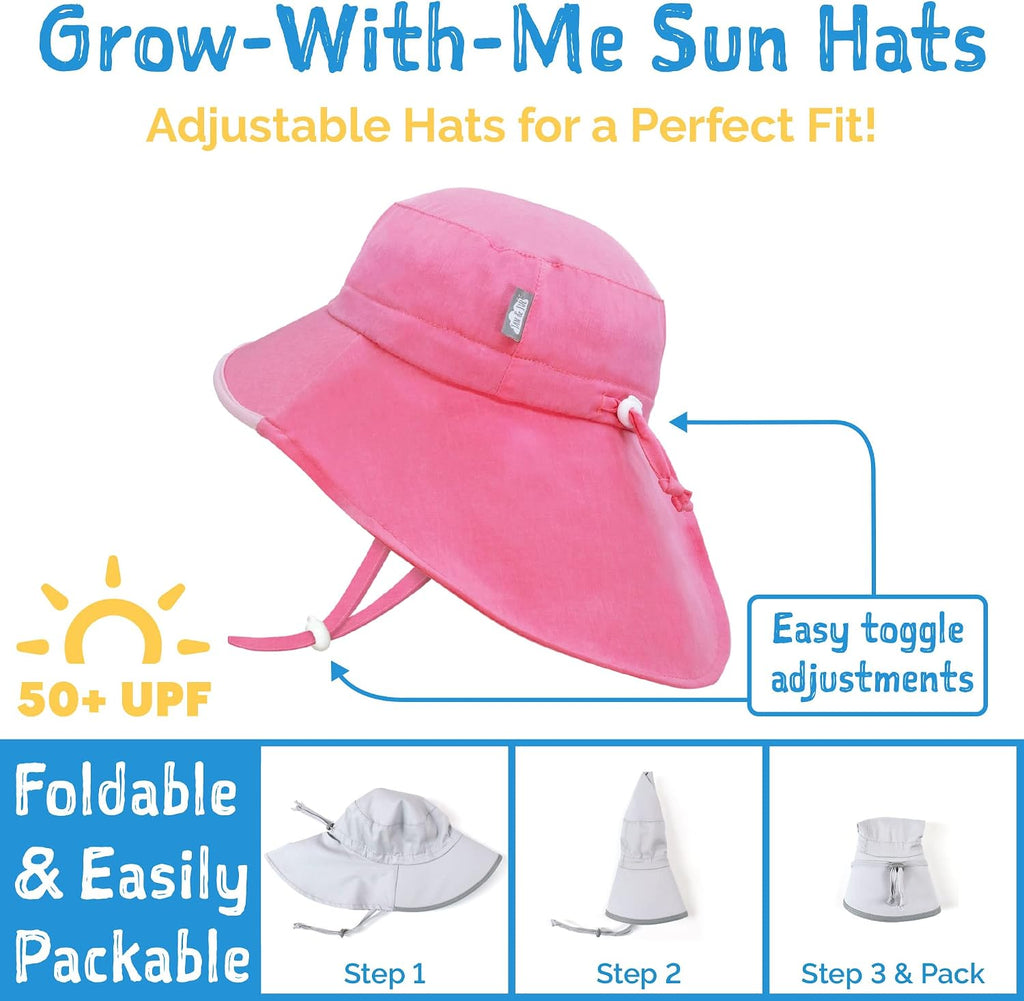 Girls Adjustable Water Repellent Sun-hat