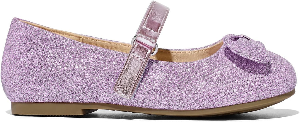 Girl's Non-Slip Soft Bow Ballet Flats
