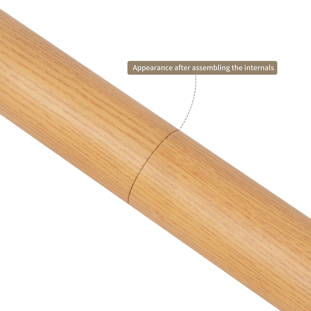 12FT Handrails for indoor&outdoor stairs, deck, slope, Modern Aluminum Handrail Set, Wall-Mounted with Zinc-Alloy