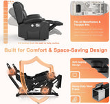 RV Loveseat Recliner Sofa, Reclining Loveseat Home Theater Seating with USB Ports, Cup Holders, Insert Pockets