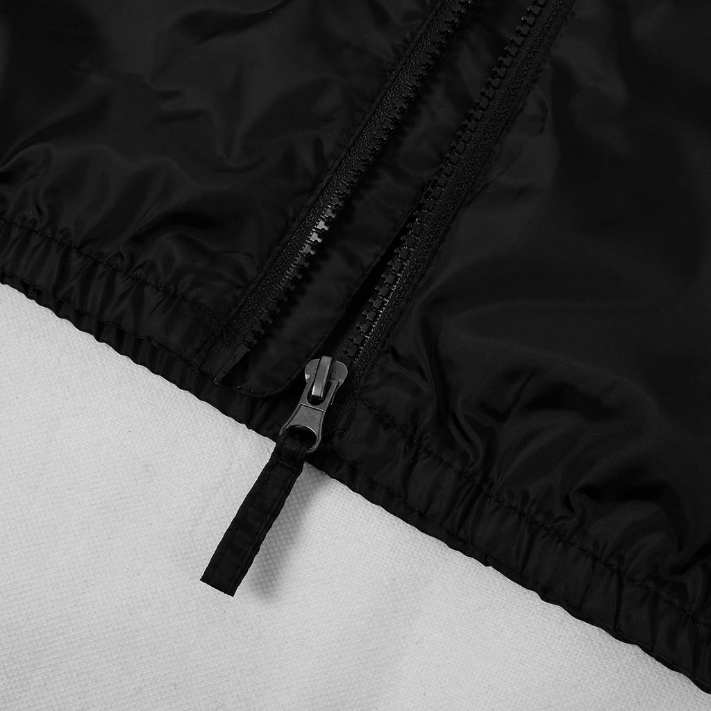 Boys Rain Jacket Lightweight Breathable Raincoat Waterproof Hooded Windbreaker For Kids