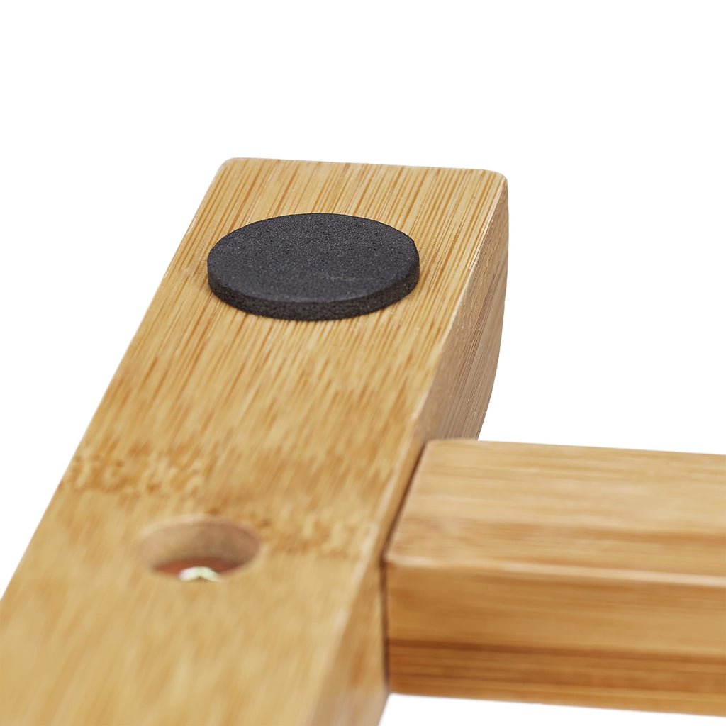 Natural Valet Stand Bamboo for Men and Women, Clothes Rack s, H x W x D: 98.5 x 47 x 36 cm, 98.5 x 47 x 36 cm