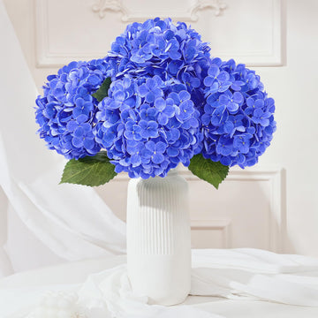 8 Pcs Real Touch Artificial, Dark Blue