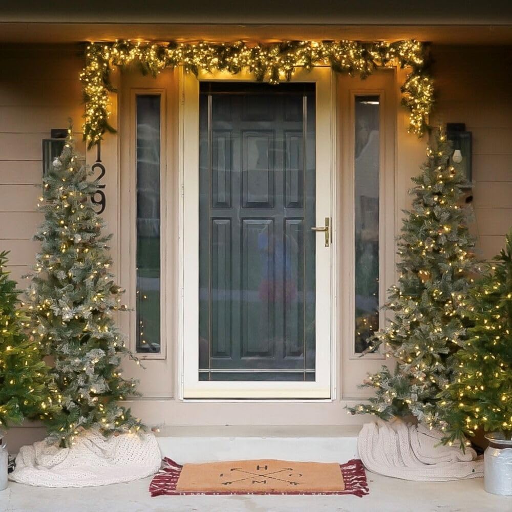 Ft. Buffalo Fir Slim Christmas Tree, Unlit, Decoration