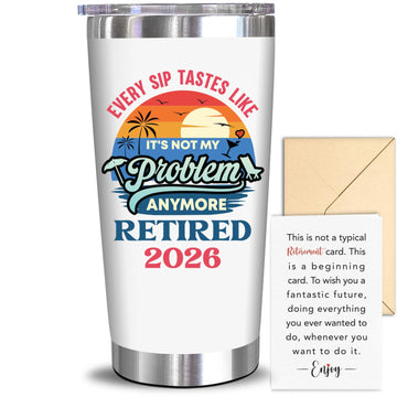 Retirement Gifts for Women - Goodbye Gift, Farewell Present, Coworker Leaving Gifts for Women, Men - Retirement Gift