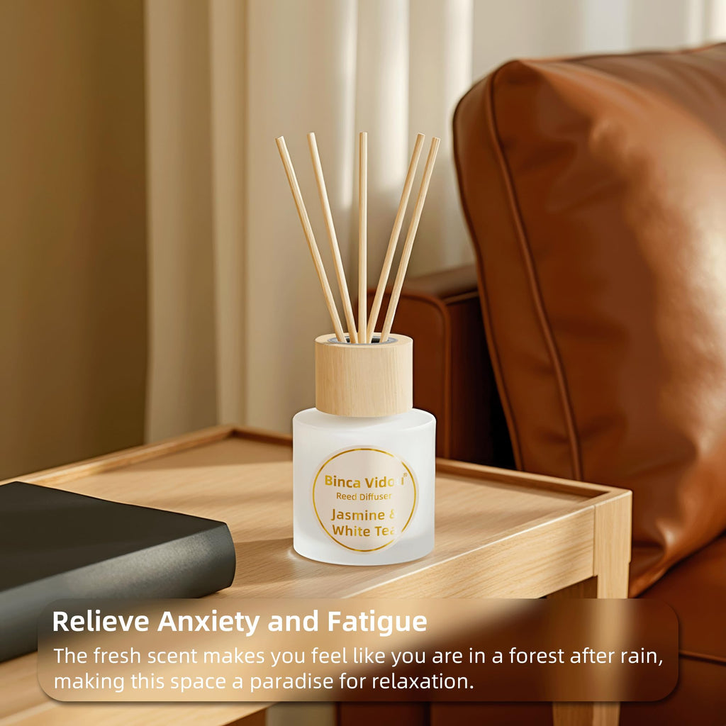 Reed Diffuser Set, Lavender Jasmine&White Tea Sage&Sea Salt