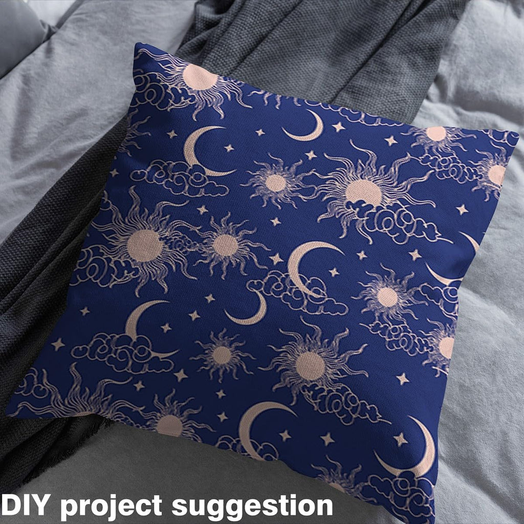 Boho Moon Sun Fabric by The Yard Soft 5 Yards