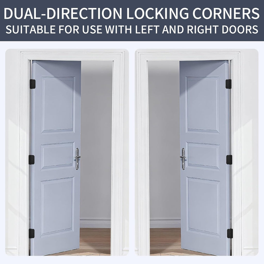 3.5" Heavy Duty Door Hinges XinSheng 304 Stainless Steel 3 Pack(Black) | Great anti-rust performance，Anti-tamper